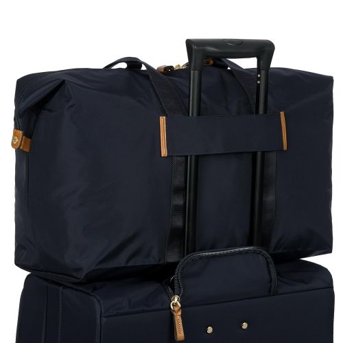  Brics x-Travel 2.0 22 Inch Cargo Overnight/Weekender Folding Duffle Bag Duffel, Navy One Size