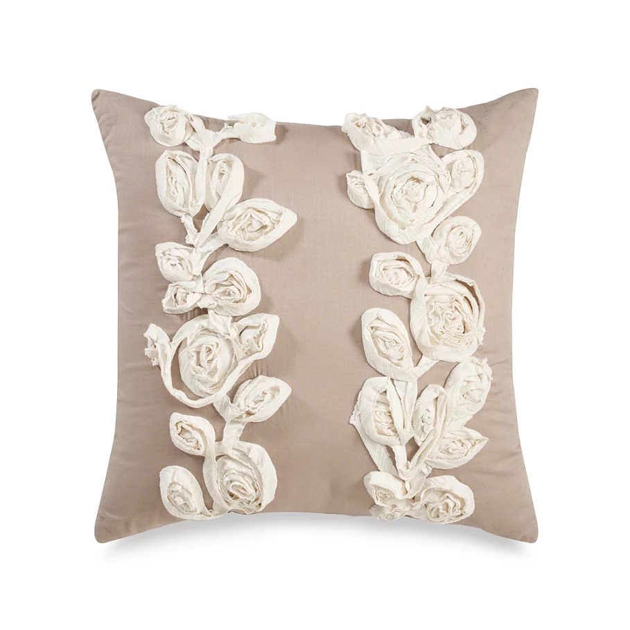 /Bridge Street Sonoma Square Throw Pillow in Taupe