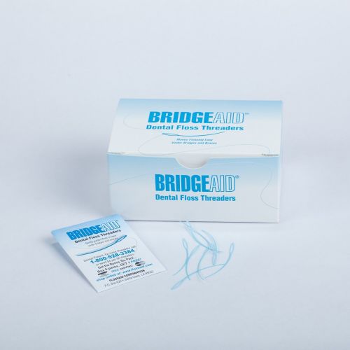  BridgeAid Floss Aid TDPS Bridge Aid Dental Floss Threader (Pack of 1000)