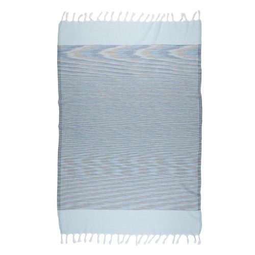  Brielle Pestemal Turkish Cotton Bath Towel in Blue