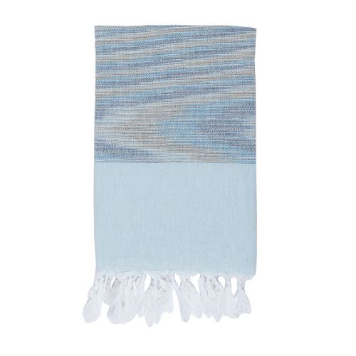  Brielle Pestemal Turkish Cotton Bath Towel in Blue