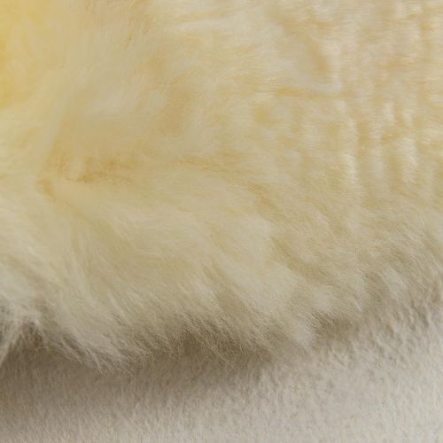  Briggs DMI Natural Sheepskin Wool Comfort Medical Mattress Bed Pad Bed Mat, Washable, 8 to 9 Square Feet, Beige