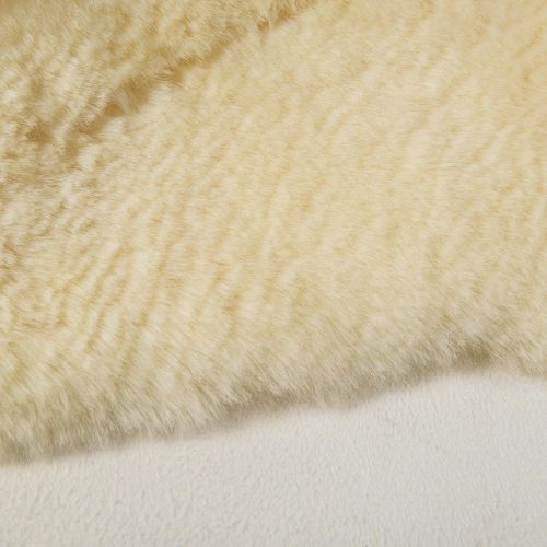  Briggs DMI Natural Sheepskin Wool Comfort Medical Mattress Bed Pad Bed Mat, Washable, 8 to 9 Square Feet, Beige