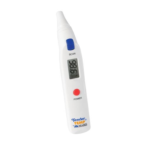  Briggs MABIS TenderTEMP Instant Ear Thermometer for Clinically Accurate One Second Readings for Babies, Children and Adults, White