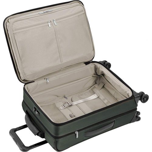  Briggs & Riley Transcend Tall Carry-On Expandable Spinner (Slate)