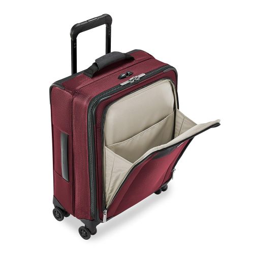  Briggs & Riley Transcend Wide Carry-on Expandable 21 Spinner, Merlot