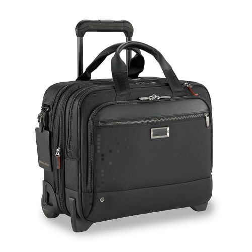  Briggs & Riley @work Medium 2-wheel Expandable Briefcase, Black