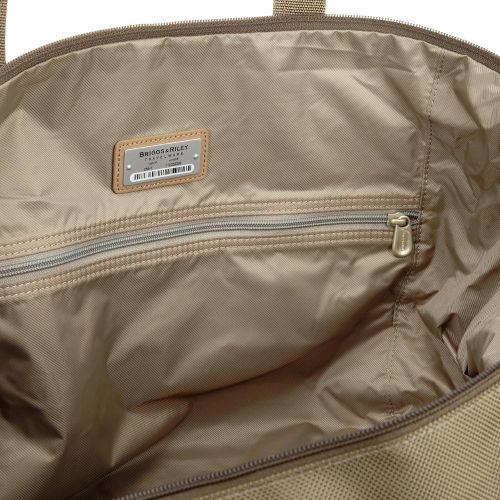  Briggs & Riley Baseline Large Travel Satchel,Olive,12x19.8x9