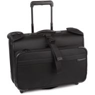 Briggs & Riley Carry-On Wheeled Garment Bag,Black,14x21x8.5