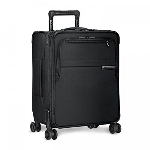  Briggs & Riley Baseline International Carry-On Expandable Wide-Body 21 Spinner, Black, One Size