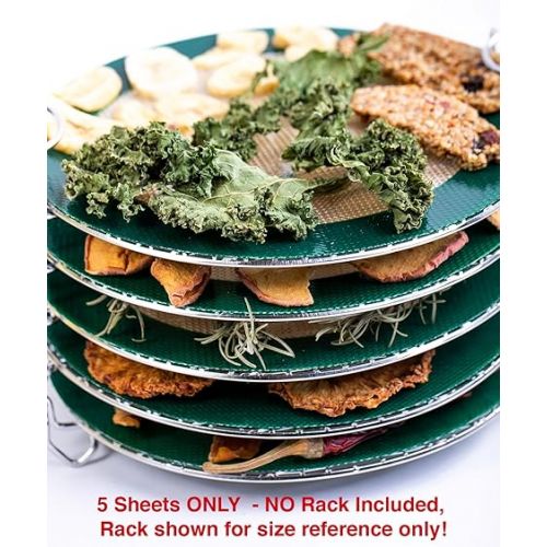  5 Dehydrating Sheets Compatible With Ninja Foodi Dehydrator - 8