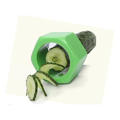  [아마존베스트]Bright Kitchen Kitchen Accessories Cooking Tools Vegetable Slicer Vegetable Spiralizer Cucumber Spiral Vegetable Slicer