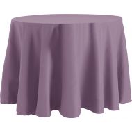 Bright Settings 90 x 132 Inch Oval Tablecloth, Spun Polyester, Lilac