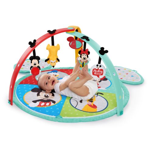 브라이트스타트 Bright Starts Disney Baby Minnie Mouse Activity Gym and Play Mat - Garden Fun