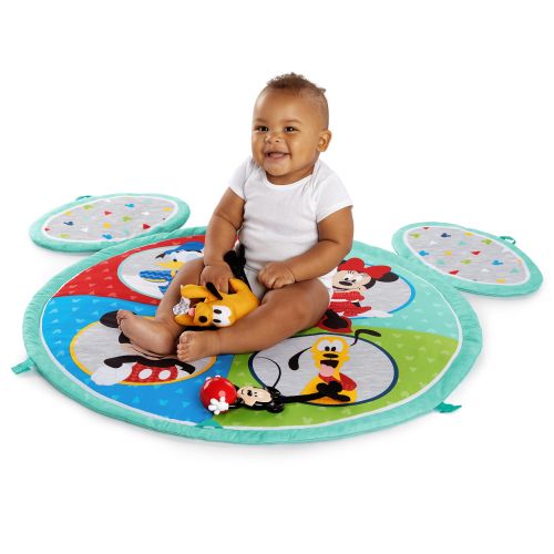 브라이트스타트 Bright Starts Disney Baby Mickey Mouse Easy-Store Activity Gym and Play Mat