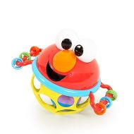 Bright Starts Sesame Street Jingle & Shake Elmo BPA-free Easy Grasp Baby Rattle, Ages 3-12 Months