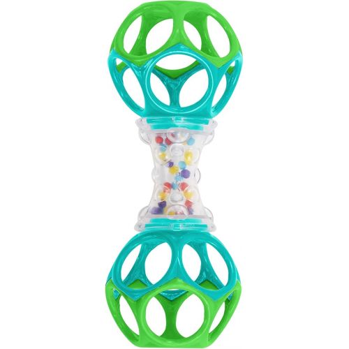 브라이트스타트 Bright Starts Oball Shaker Rattle Toy, Ages Newborn Plus