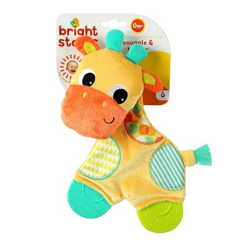 브라이트스타트 [아마존베스트]Bright Starts Snuggle & Teethe Toy (One toy, style may vary)