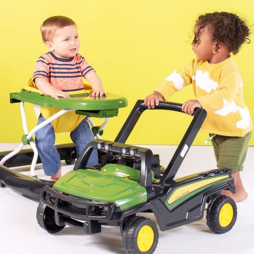 브라이트스타트 Bright Starts John Deere Gator 3 Ways to Play Walker, Ages 6 Months +