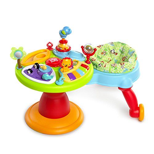 브라이트스타트 Bright Starts 3-in-1 Around We Go Activity Center, Ages 6 months Plus