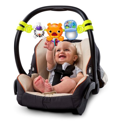 브라이트스타트 Visit the Bright Starts Store Bright Starts Take AlongMusicalCarrierActivityToy Bar,Ages Newborn +, Multi-Color