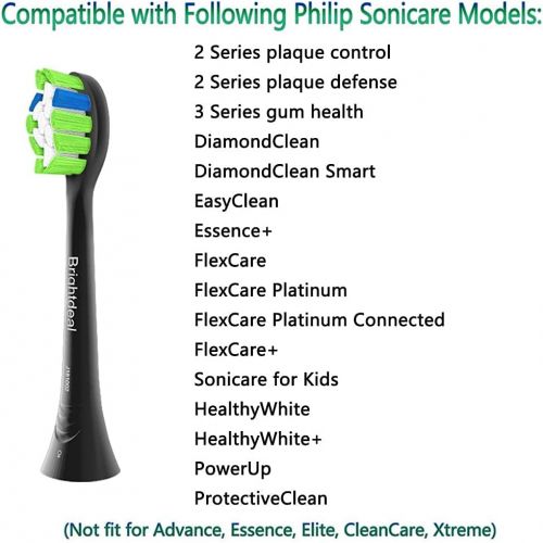  Brightdeal Replacement Toothbrush Heads for Philips Sonicare Replacement Toothbrush Heads Compatible with Philips Sonicare Electric Toothbrush for DiamondClean, ProtectiveClean,