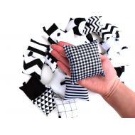 /AmyBabyToys 20 Monochrome Sensory Bags, Montessori Learning, Teaching Resource, Counting Toy, Toddler Learning, Black and White Toy, Preschool, Patterns