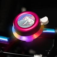 Brightz BellBrightz LED Light Up Bike Bell with Clear Ring Sound - Bike Bell with Twinkling Rainbow Color LED Ring Light - Fun Colorful Bicycle Accessory for Kids, Boys, Girls, and