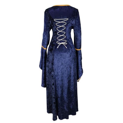  Brillar japan Womens Renaissance Medieval Costume Irish Lace Up Dress Game of Thrones Style Cosplay Over Long Dresses