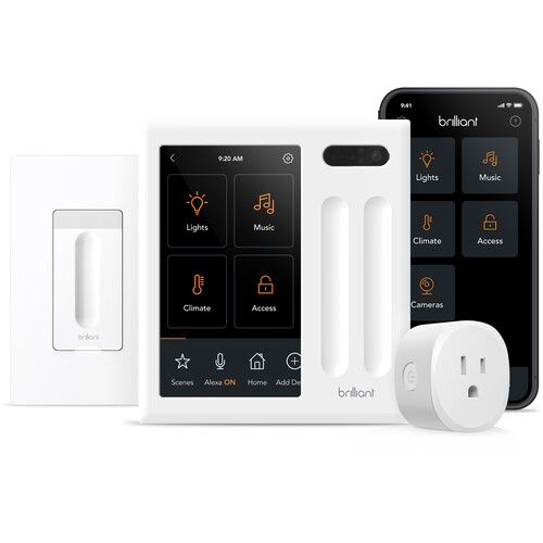  Brilliant Smart Home 3-Switch Control (White)