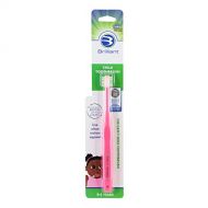 [아마존베스트]Brilliant Child Toothbrush by Baby Buddy - Ages 2-5 Years, When Molars Appear, BPA Free Super-Fine Micro Bristles Clean All-Around Mouth, Kids Love Them, Pink, 1 Count