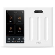 [아마존베스트]Brilliant Smart Home Control (3-Switch Panel)  Alexa Built-In & Compatible with Ring, Sonos, Hue, Kasa/TP-Link, Wemo, SmartThings, Apple HomeKit  In-Wall Touchscreen Control for