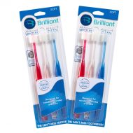 Brilliant Soft Toothbrush for Adults - With Over 14,000 360 Degree Micro-Fine, Rounded-Tip Bristles for...