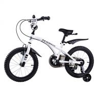 Brilliant firm Kinderfahrrader Fahrrad Kinder Mountainbike Dreirad SGS-zertifiziertes Stahlrahmen-Kinderfahrrad sicheres Mountainbike fuer Kinder (Color : Weiss, Size : 16 inches)