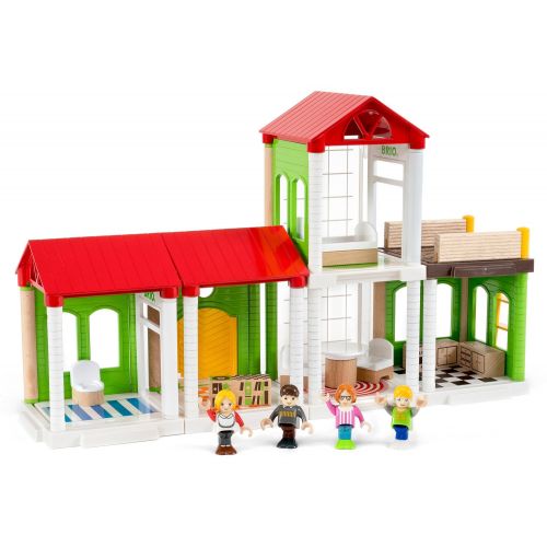  Brio BRIO World - 33941 Family House | 46 Piece Play House for Kids Ages 3 and Up