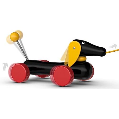  [아마존베스트]BRIO World - 30332 Pull Along Dachshund | The Perfect Playmate for Your Toddler