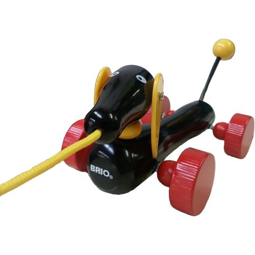  [아마존베스트]BRIO World - 30332 Pull Along Dachshund | The Perfect Playmate for Your Toddler