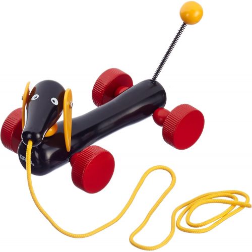  [아마존베스트]BRIO World - 30332 Pull Along Dachshund | The Perfect Playmate for Your Toddler