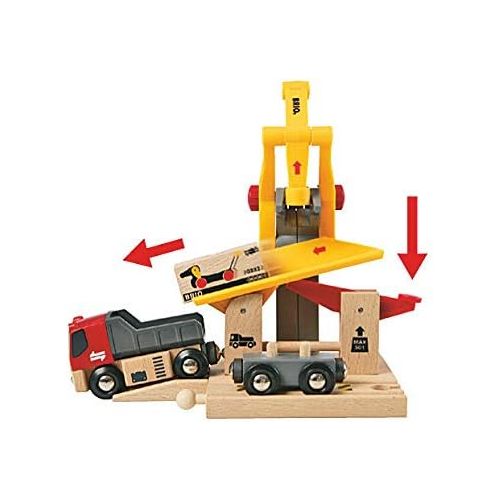  BRIO 33097 Cargo Railway Deluxe Set | 54 Piece Train Toy with Accessories and Wooden Tracks for Kids Age 3 and Up