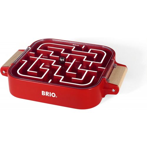  BRIO - 34100 Labyrinth Take Along A Fun Travel Version of The Classic Labyrinth Game for Kids Ages 3 and Up