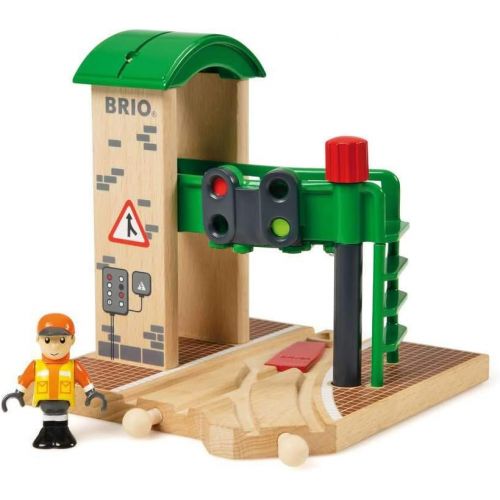  BRIO World - 33674 Signal Station | 2 Piece Toy Train Accessory for Kids Ages 3 and Up