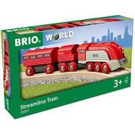 Brio World 33557 - Streamline Train - 3 Piece Wooden Toy Train Set for Kids Ages 3 and Up