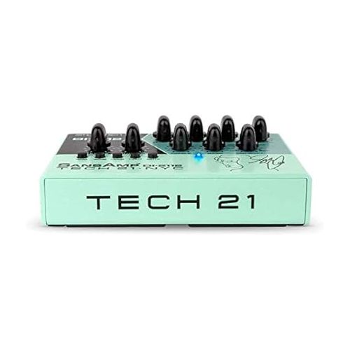  Tech 21 Geddy Lee DI-2112 Signature SansAmp Bass Preamp Pedal Bundle with 2 MXR Patch Cables and Dunlop Pick Pack