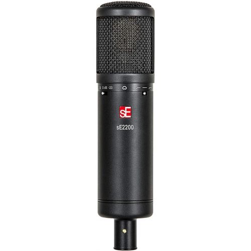  Briskdrop sE Electronics SE2200 Large-Diaphragm Condenser Microphone Bundle with Shockmount, Pop Screen Filter and 2 10ft XLR Cables