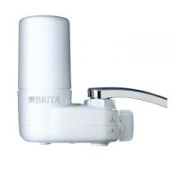 Brita Basic Faucet Mount Water Filtration System, BPA-Free Faucet Water Purifier, Replaces 2,250 Plastic Water Bottles a Year, Lasts Four Months or 100 Gallons, Kitchen Accessories