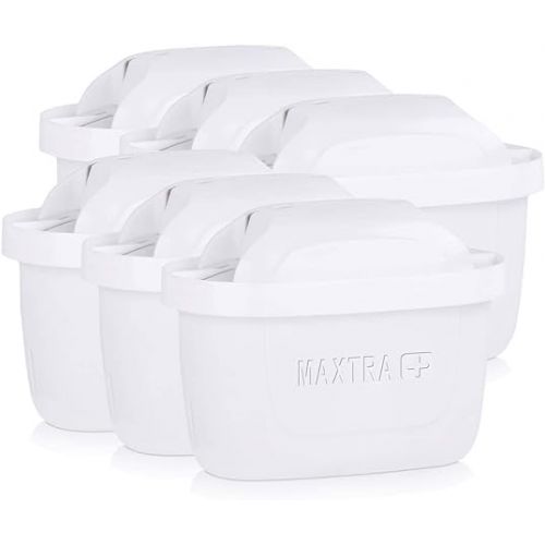  Brita Maxtra + -6 Filters Spare Parts Compatible with Water Jugs 6 Months filtrada-6 Cartridges, White, Plus
