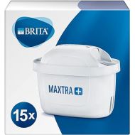 BRITA MAXTRA+ replacement water filter cartridges, compatible with all BRITA jugs -reduce chlorine, limescale and impurities for great taste - 15 pack