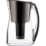 Brita Medium 8 Cup Water Filter Pitcher with 1 Standard Filter, BPA Free - Marina, Black