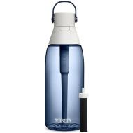 Brita Hard-Sided Plastic Premium Filtering Water Bottle, BPA-Free, Reusable, Replaces 300 Plastic Water Bottles, Filter Lasts 2 Months or 40 Gallons, Includes 1 Filter, Night Sky - 36 oz.