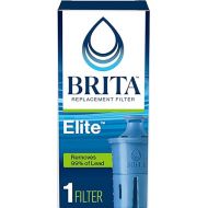 Brita Elite Water Filter Replacement for Pitchers and Dispensers, BPA-Free, Replaces 900 Plastic Water Bottles, Lasts Six Months or 120 Gallons, Includes 1 Pitcher Replacement Filter